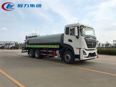 國六18方東風天龍后雙橋霧炮車30-40米