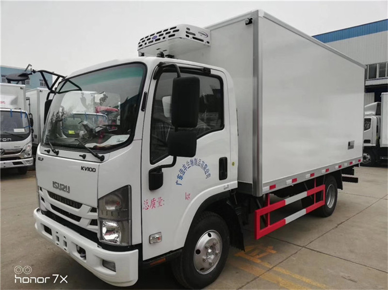 國六慶鈴五十鈴KV100藍牌冷藏車